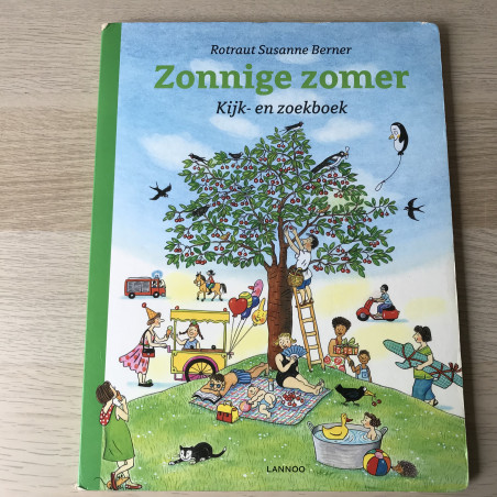 Zonnige zomer. Kijk- en zoekboek. Groot formaat
