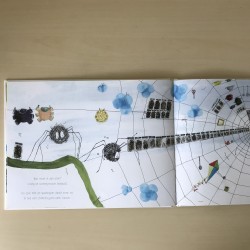 De spin die veel scheetjes laat