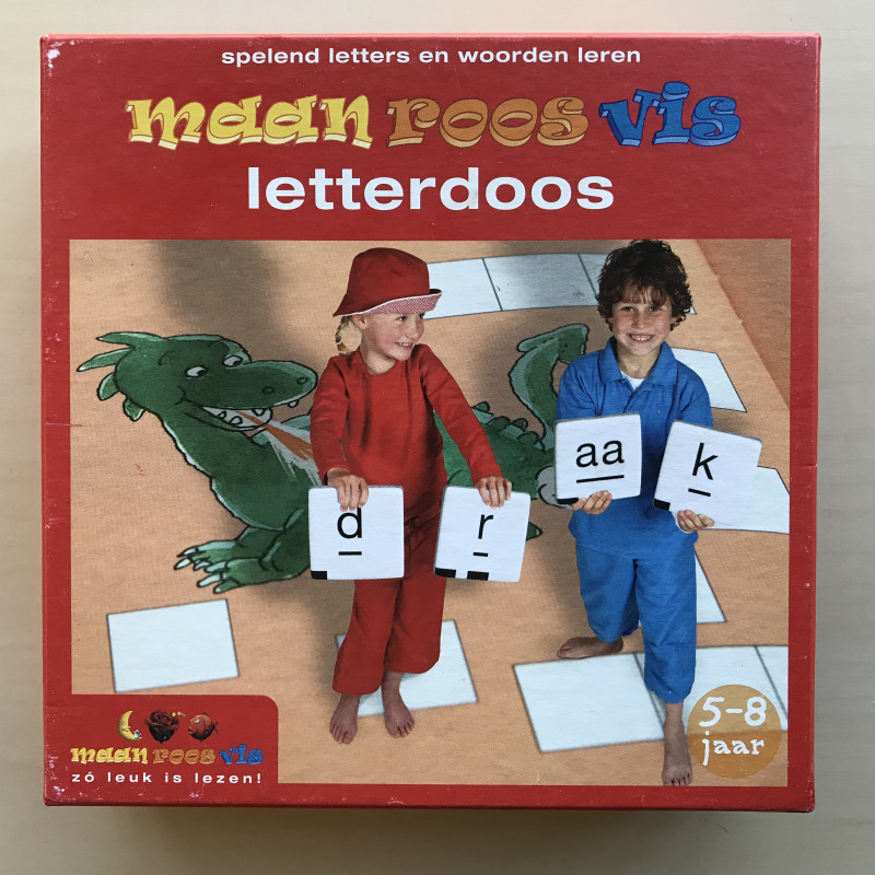 Maan roos vis : Letterdoos