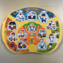 VTech : Ontdek en leerstad. 1. ontdek en leer. 2. verhaalpret. 3. Muziektijd.