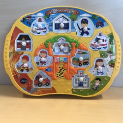 VTech : Ontdek en leerstad. 1. ontdek en leer. 2. verhaalpret. 3. Muziektijd.