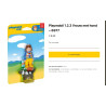 123 Playmobil :vrouw met hond. 6972