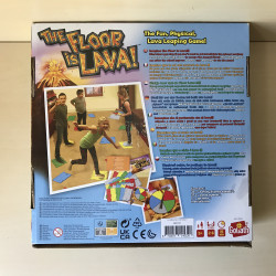 The floor is lava / De vloer is lava.