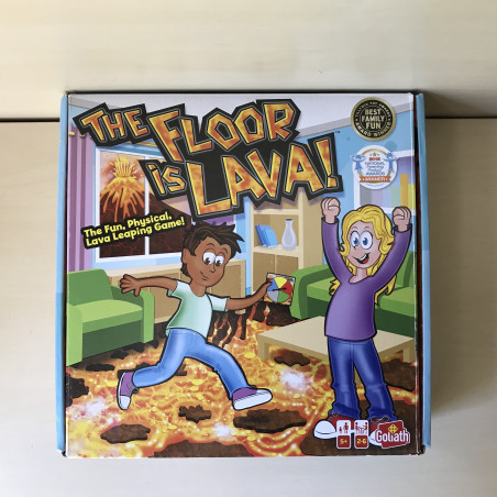 The floor is lava / De vloer is lava.