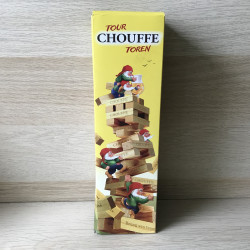 Chouffe : Tour Chouffe toren. Jenga met opdrachten