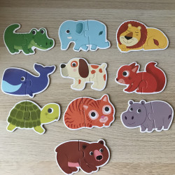 Djeco : puzzel duo. 10 puzzels