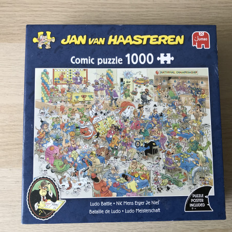 Jan van Haasteren : NK Mens Erger Je Niet. 1000 stukjes.