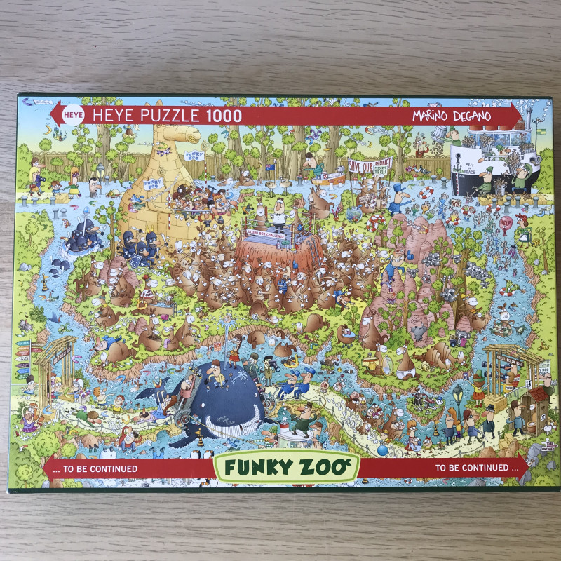 Heye : Funky ZOO. Modillo. 1000 stukjes.