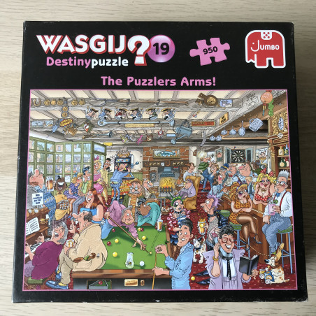 Wasgij : Destiny puzzel nummer 19. Café de puzzelhoek . 950 stukjes