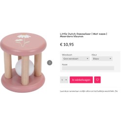 Little Dutch: Houten rammelaar