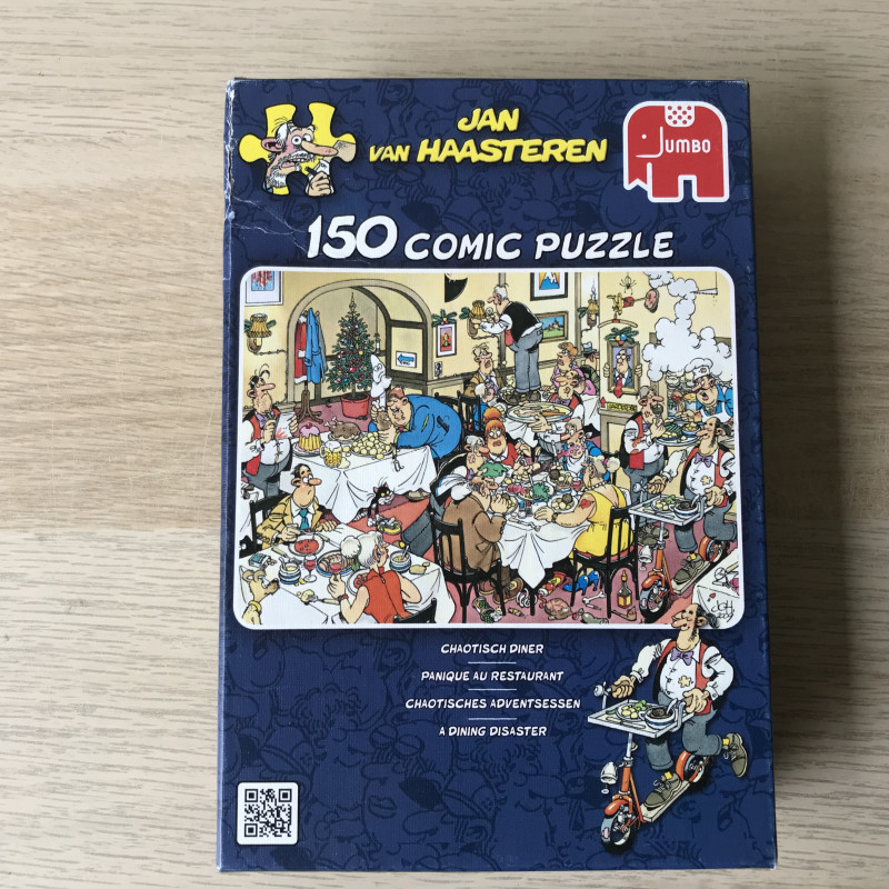 Jan van Haasteren :  Chaotisch diner. 150 stukjes