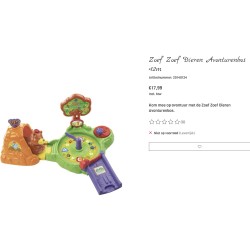 VTech Zoef zoef : Avonturenbos met beer Barry