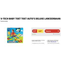 VTech Toet Toet : Lanceerbaan Deluxe met Ronnie raceauto