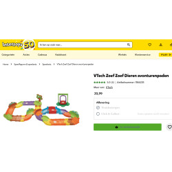 VTech Zoef Zoef : Avonturenpaden