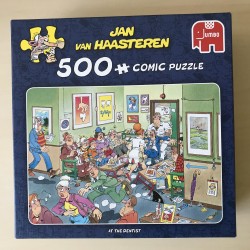 Jan van Haasteren :  At the dentist. 500 stukjes.