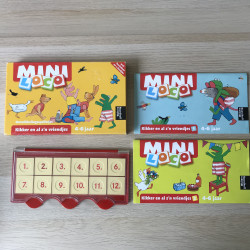 Mini Loco set : Kikker en al zijn vriendjes, ontwikkelingsspelletjes. Leeftijd 4-6 jaar.