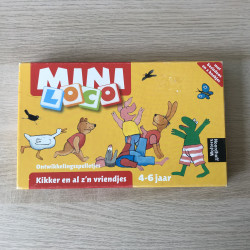 Mini Loco set : Kikker en al zijn vriendjes, ontwikkelingsspelletjes. Leeftijd 4-6 jaar.