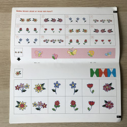 Mini Loco boekje : Elmo, Tommie en al hun vrienden. Spelenderwijs leren met Sesamstraat 2 . Leeftijd 4 - 6 jaar.