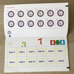Mini Loco boekje : Lezen groep 3. Ik leer tijd, dag en maand. Leeftijd  6-7 jaar.