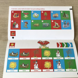Mini Loco boekje : Lezen groep 3. Ik leer tijd, dag en maand. Leeftijd  6-7 jaar.