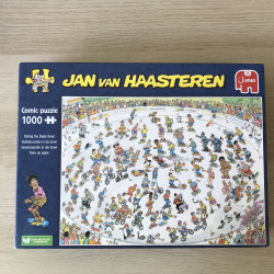 Jan van Haasteren : Skateboarden in de bowl. 1000 stukjes.