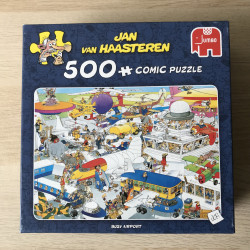 Jan van Haasteren : Busy Airport. 500 stukjes.