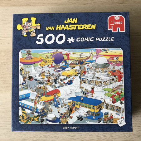 Jan van Haasteren : Busy Airport. 500 stukjes.