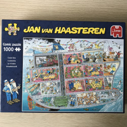 Jan van Haasteren : Cruiseschip.1000 stukjes.