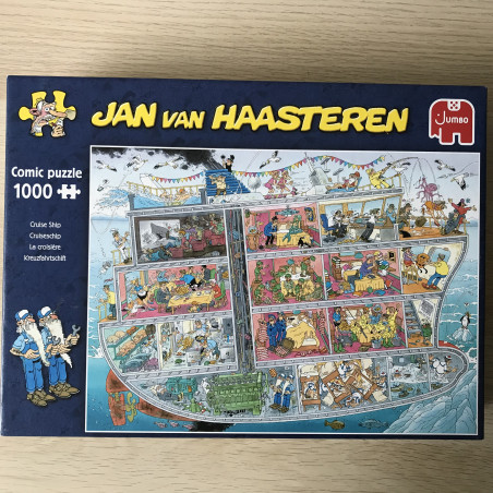 Jan van Haasteren : Cruiseschip.1000 stukjes.