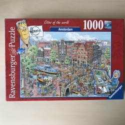 Cities of the world : Amsterdam Fleroux 1000 stukjes
