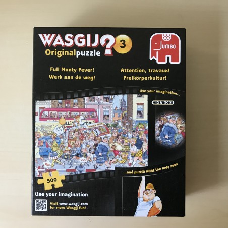 Wasgij : Original. Werk aan de weg! Nummer 3.  500 stukjes.