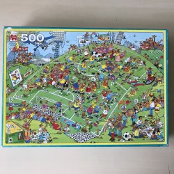 Jan van Haasteren : Voetbal, goal . 500 stukjes.