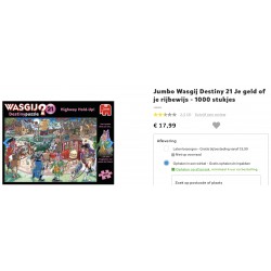 Wasgij : Destiny Puzzle. Highway Hold-up! Je geld of je rijbewijs! Nummer 21. 1000 stukjes.