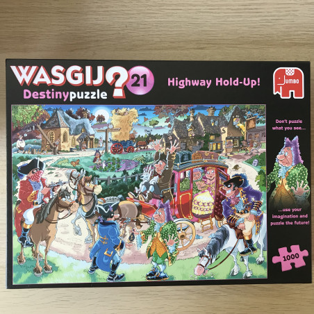 Wasgij : Destiny Puzzle. Highway Hold-up! Je geld of je rijbewijs! Nummer 21. 1000 stukjes.