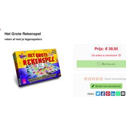 Het grote rekenspel.