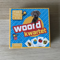 Maan roos vis : Woordkwartet