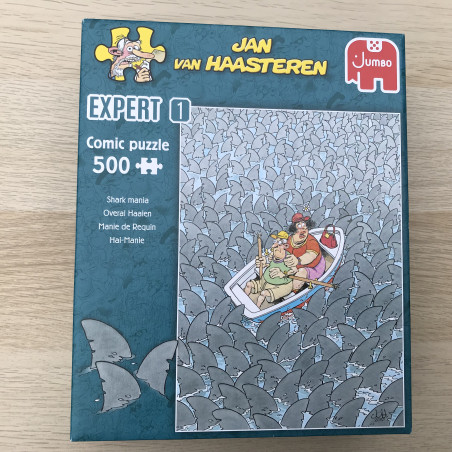 Jan van Haasteren : Overal haaien Expert 1. 500 stukjes.