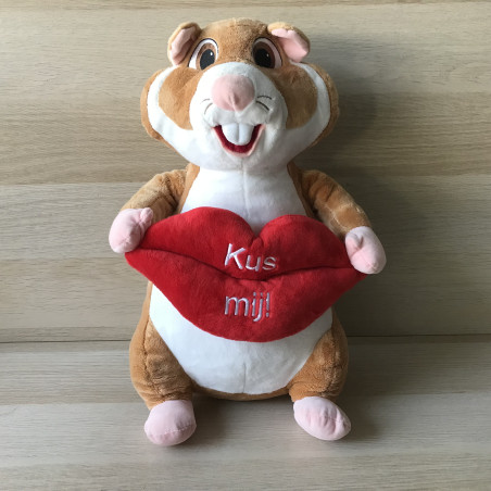 Extra grote hamster van Albert Heijn: Kus mij!