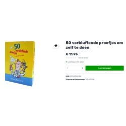 50 verbluffende proefjes om zelf te doen/vakantie