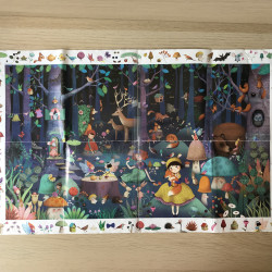 Djeco : Betoverde bos. Zoekpuzzel 100 stukjes.
