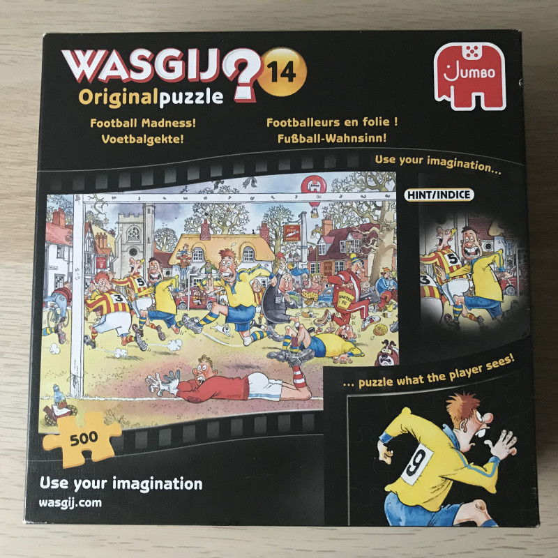 Wasgij : Original Puzzle. Nummer 14.  Voetbalgekte  500 stukjes.