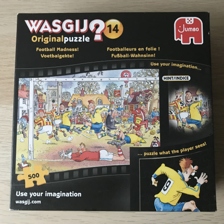 Wasgij : Original Puzzle. Nummer 14.  Voetbalgekte  500 stukjes.