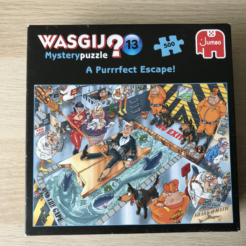 Wasgij :Mystery Puzzle. Nummer 13. Geen ontkomen aan!?  500 stukjes.
