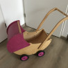 Van Dijk Toys : Houten poppenwagen.