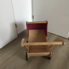 Van Dijk Toys : Houten poppenwagen.