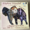 SunsOut Elephant Waterfall : Vormenpuzzel shaped 1000 stukjes