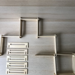 Set houten hekjes