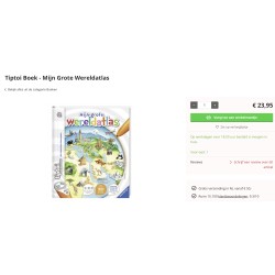 Tiptoi : Mijn grote Wereldatlas
