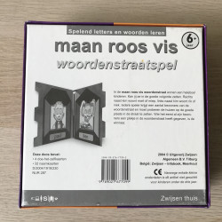 Maan roos vis : woordenstraatspel