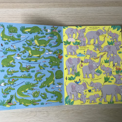 Tel- en zoekboek. Vrolijke dieren